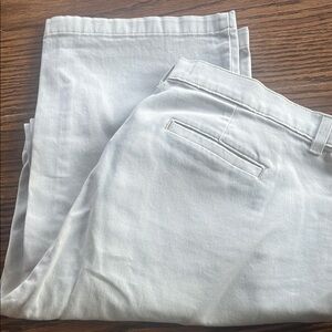 White Casual Pants